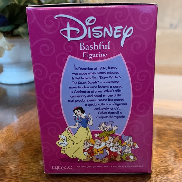 Enesco Bashful Dwarf Figurine Disney Princess CVS exclusive 65 Anniversary - Picture 4 of 7